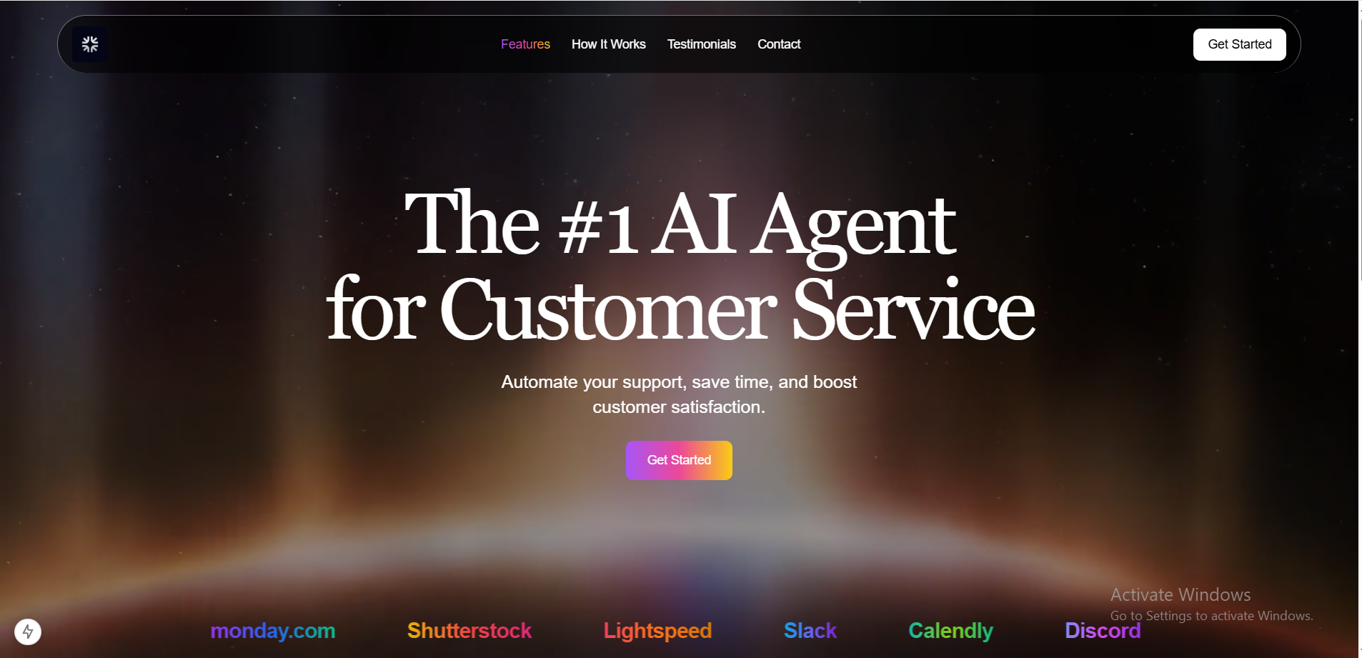 FIN-ai SaaS Landing preview