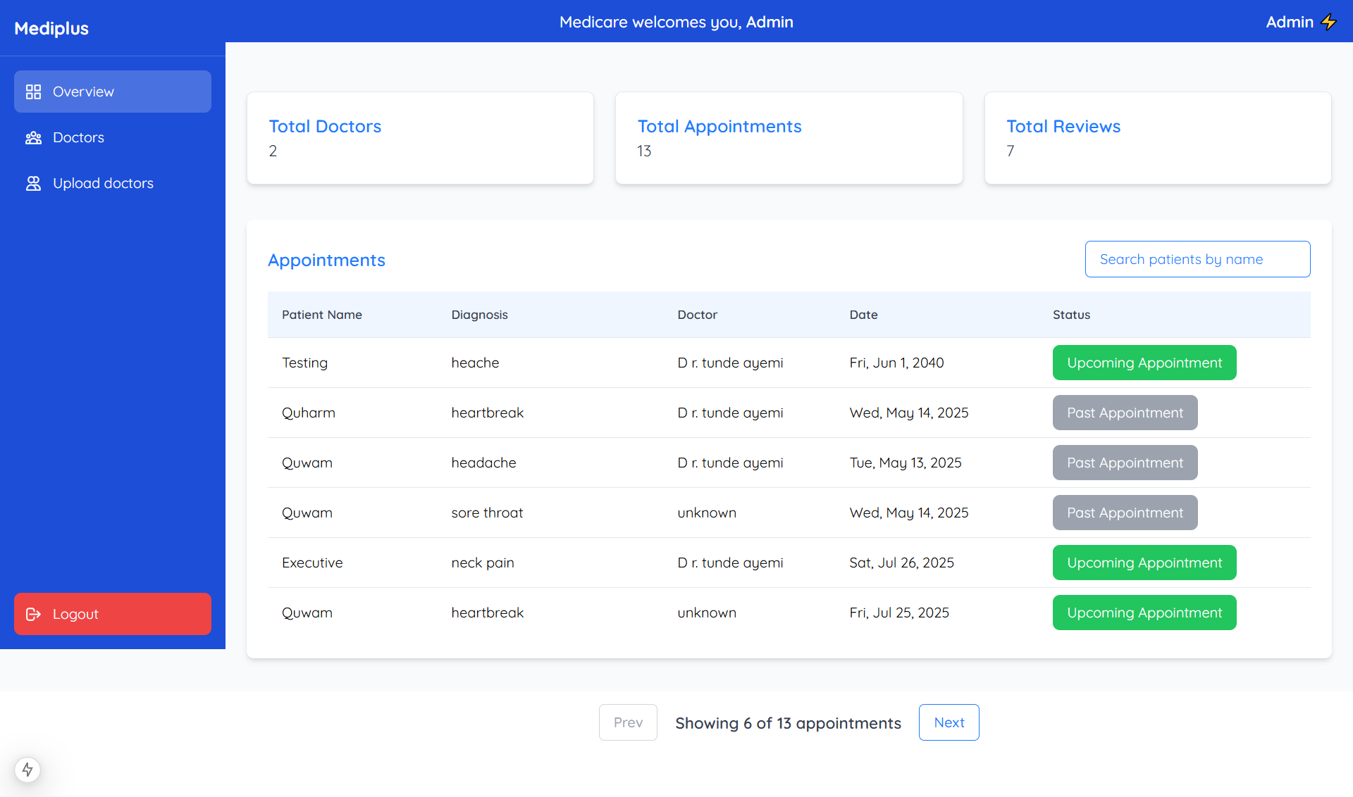 Doctor Appointment & Clinic Management Platform thumbnail 5
