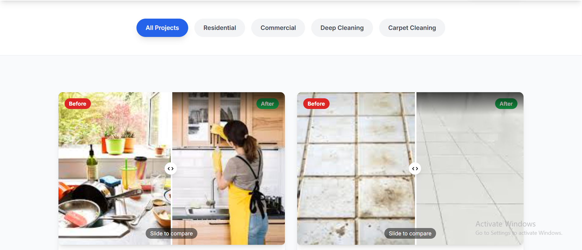 Sparkle Clean - High-Converting Website for Small Businesses thumbnail 5