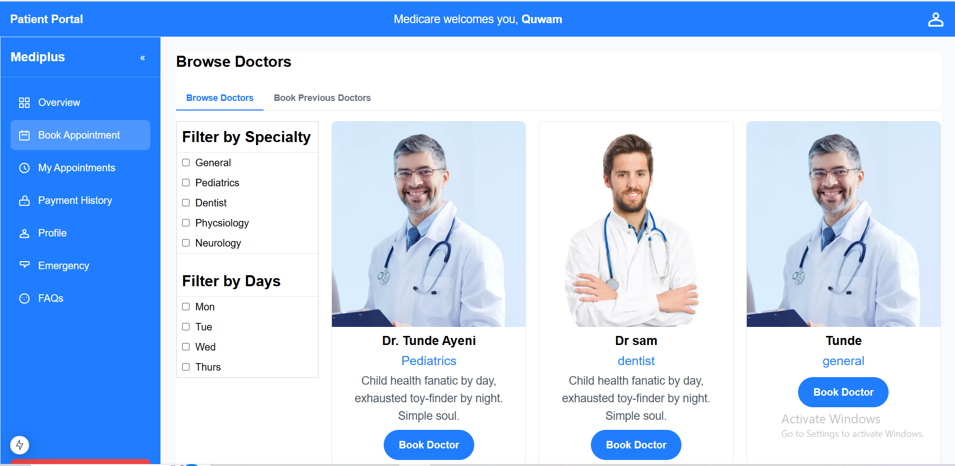 Doctor Appointment & Clinic Management Platform thumbnail 2