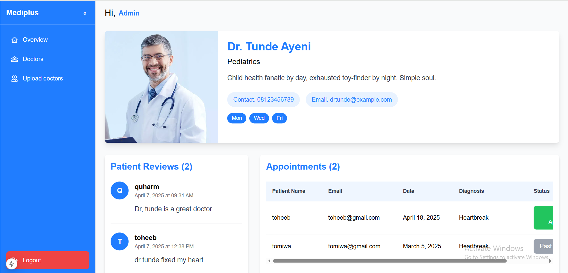 Doctor Appointment & Clinic Management Platform thumbnail 6