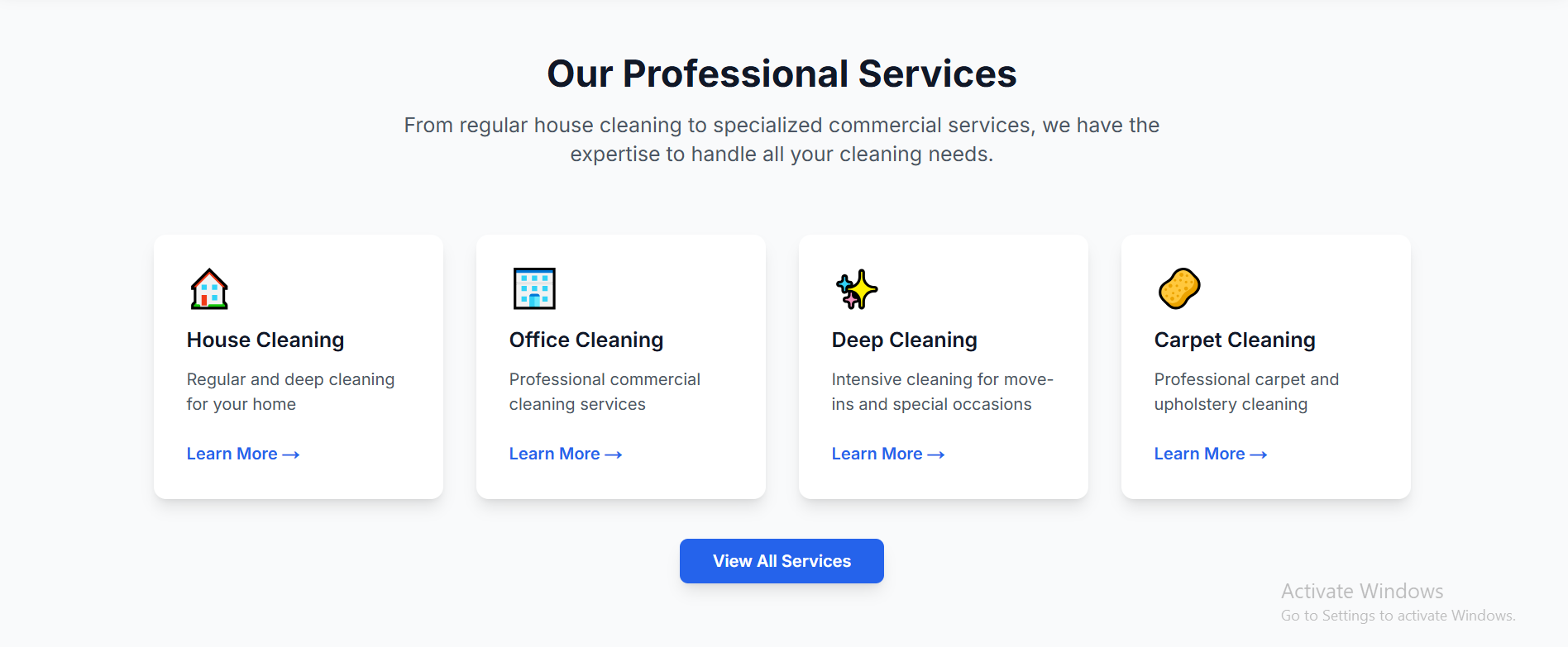 Sparkle Clean - High-Converting Website for Small Businesses thumbnail 3